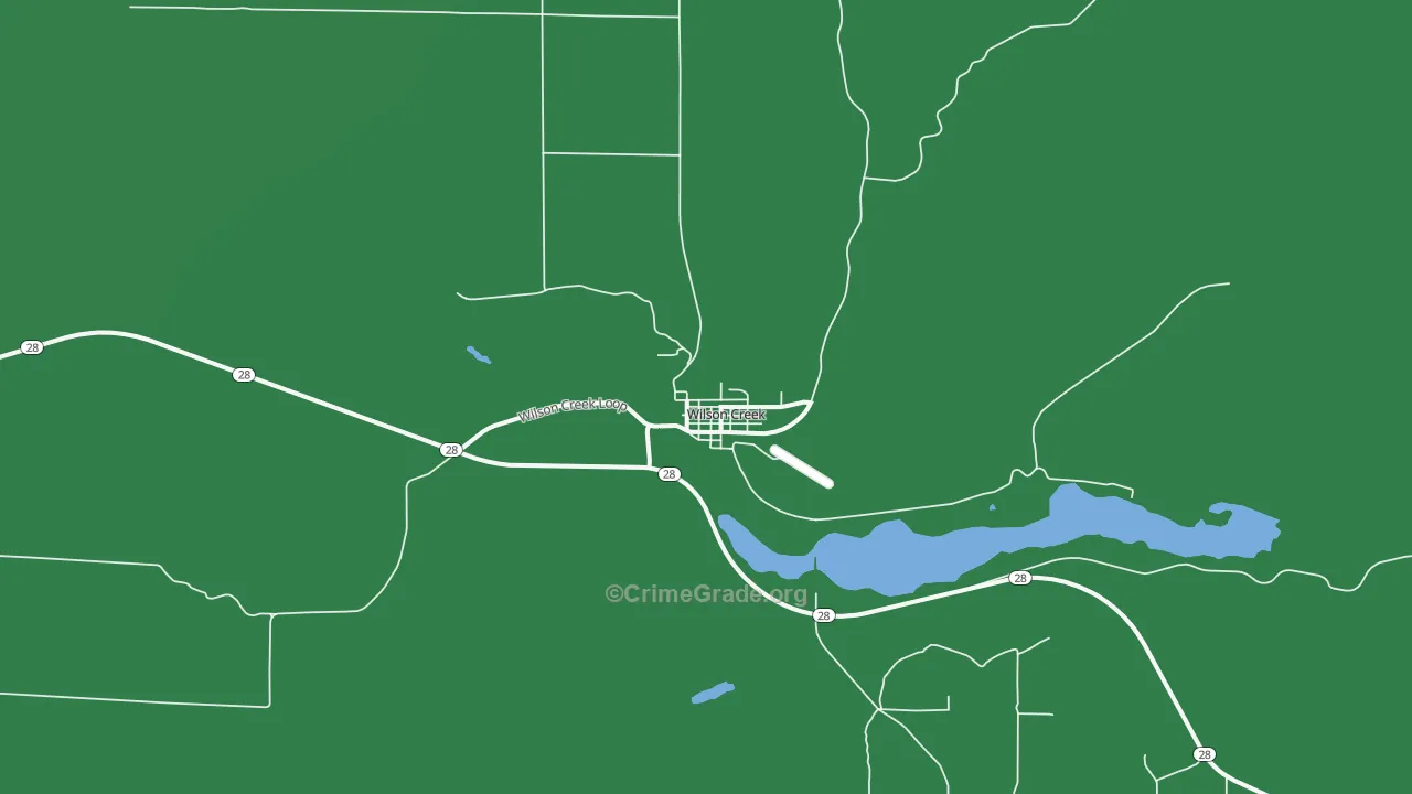 98860, WA Map of Vehicle Theft Rates