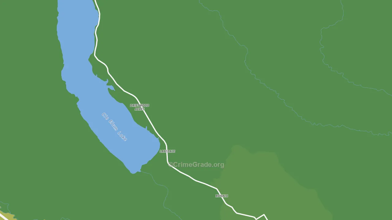 98940, WA Map of Vehicle Theft Rates