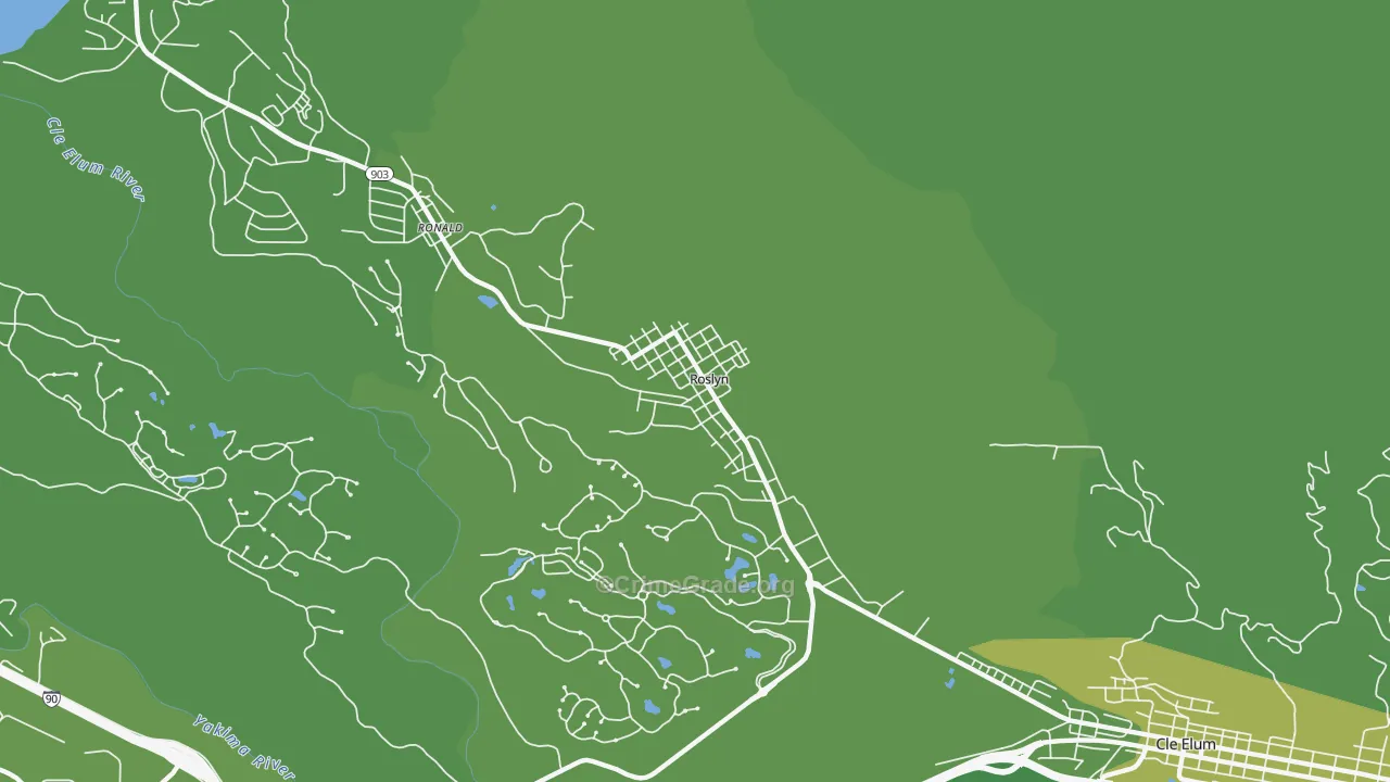 98941, WA Map of Vehicle Theft Rates
