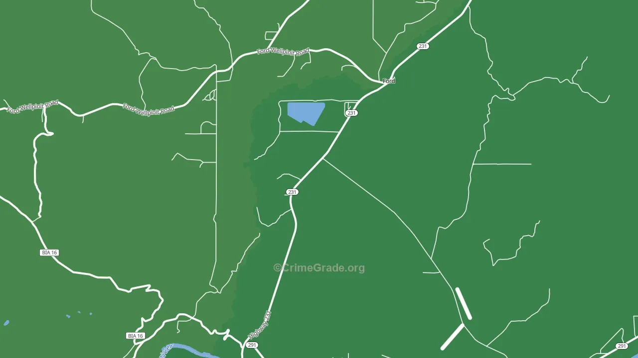 99013, WA Map of Vehicle Theft Rates