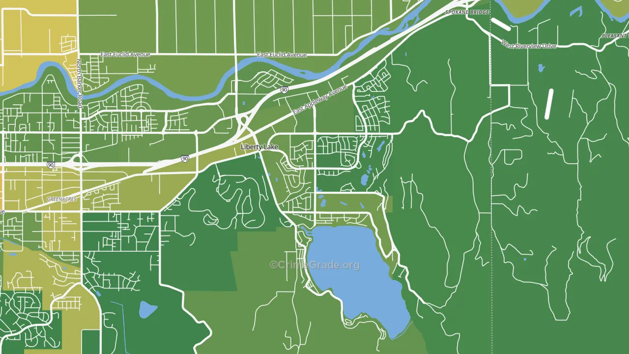 99019, WA Map of Vehicle Theft Rates