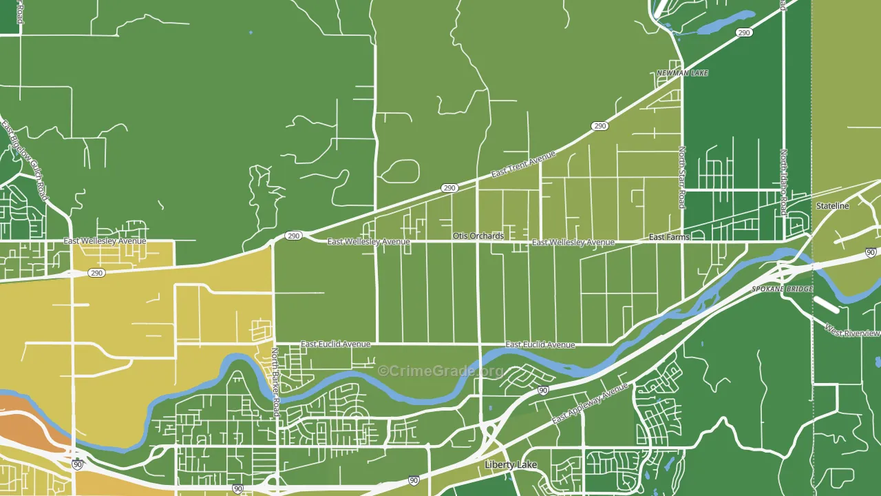 99027, WA Map of Vehicle Theft Rates