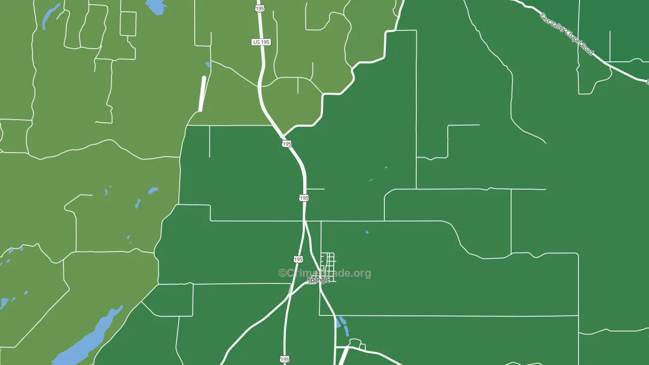 99031, WA Map of Vehicle Theft Rates