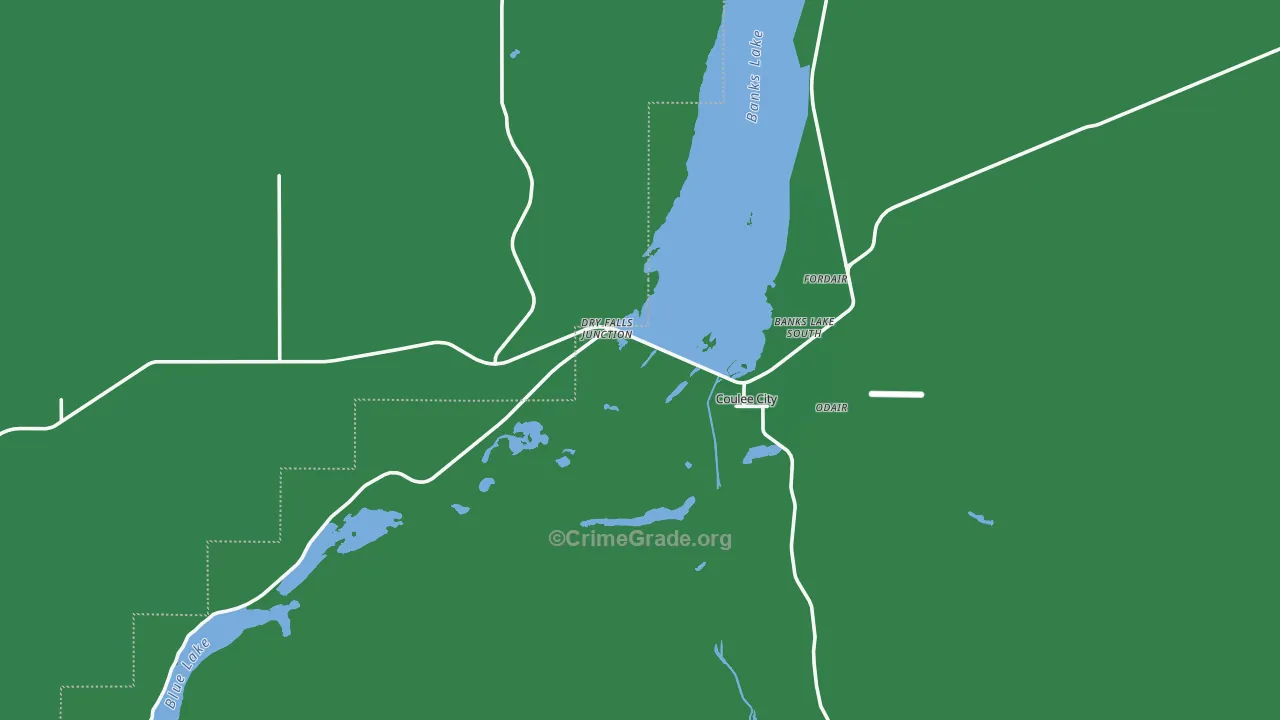 99115, WA Map of Vehicle Theft Rates
