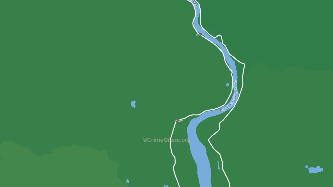 99119, WA Map of Vehicle Theft Rates