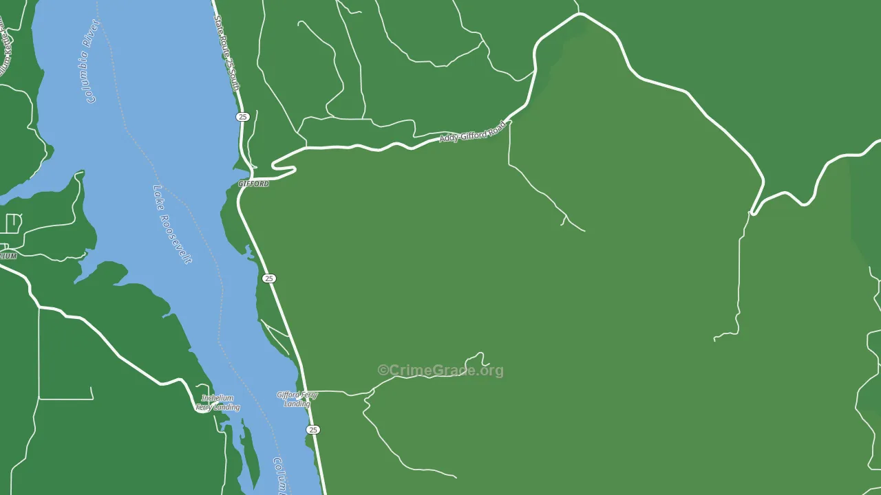 99131, WA Map of Vehicle Theft Rates