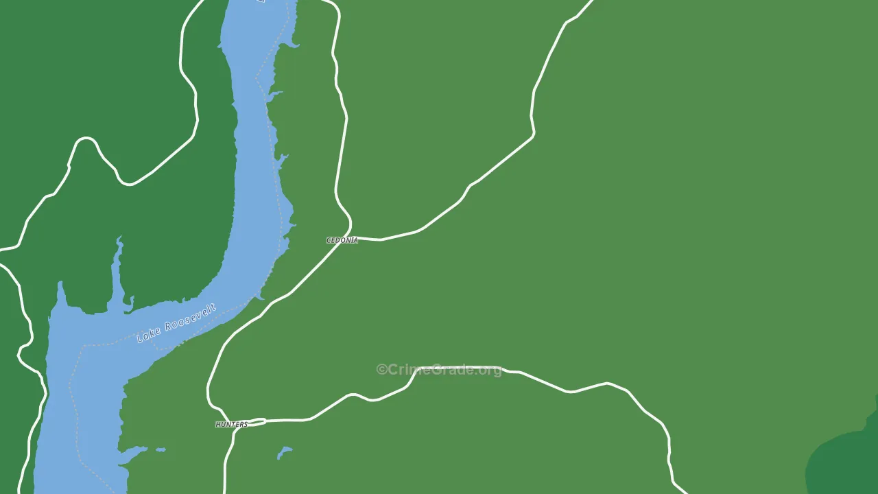 99137, WA Map of Vehicle Theft Rates