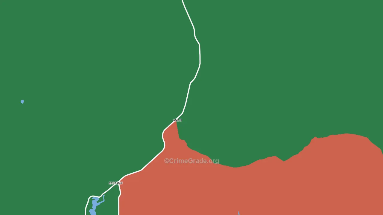 99150, WA Map of Vehicle Theft Rates