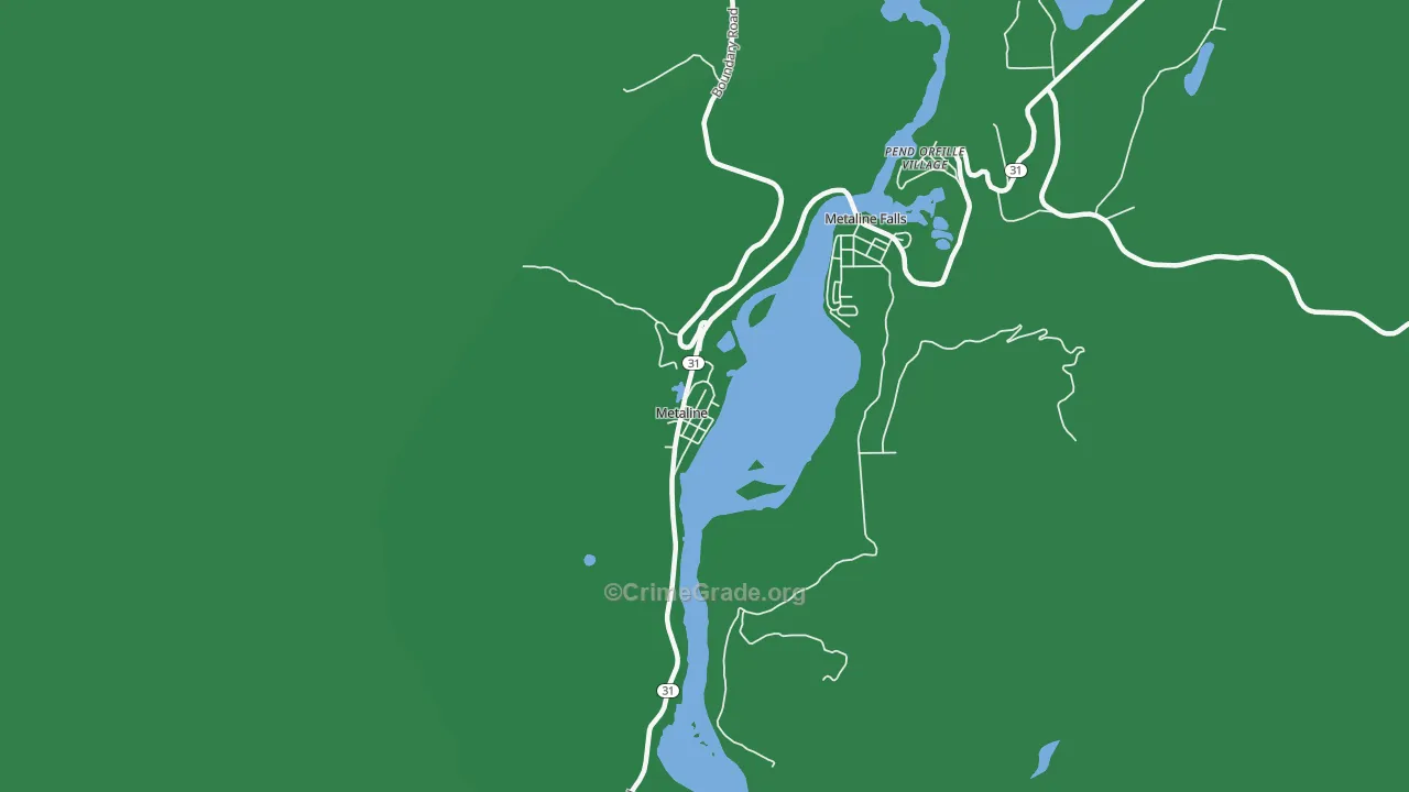 99152, WA Map of Vehicle Theft Rates