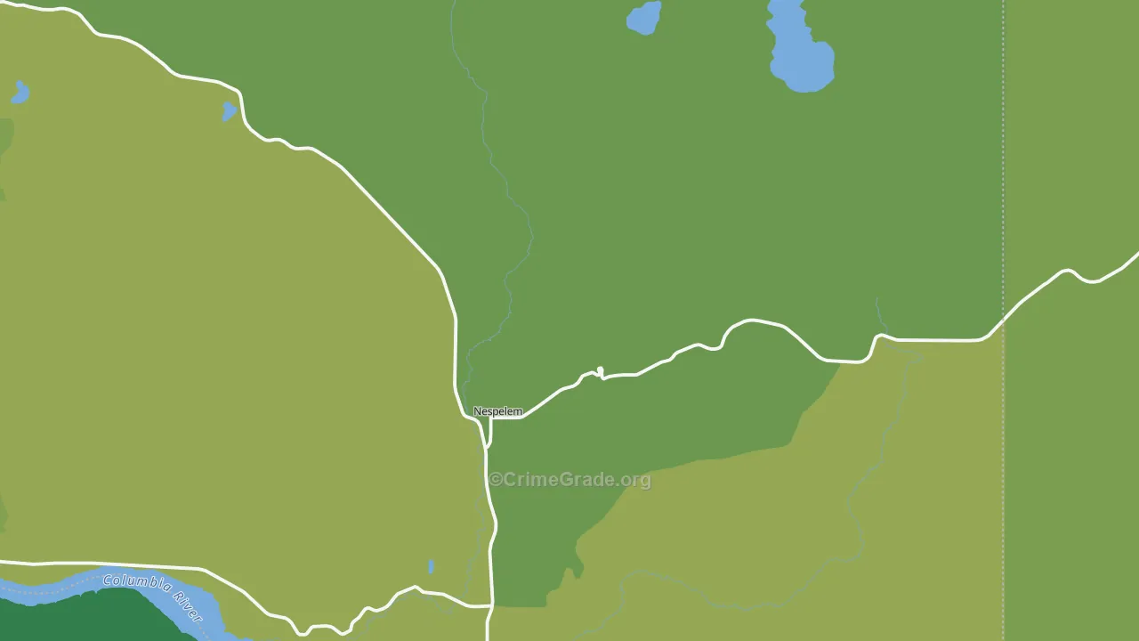 99155, WA Map of Vehicle Theft Rates