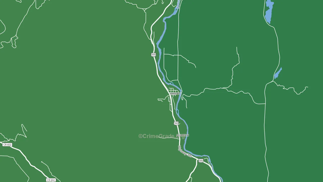 99160, WA Map of Vehicle Theft Rates