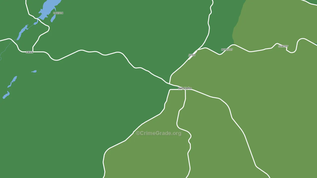 99171, WA Map of Vehicle Theft Rates
