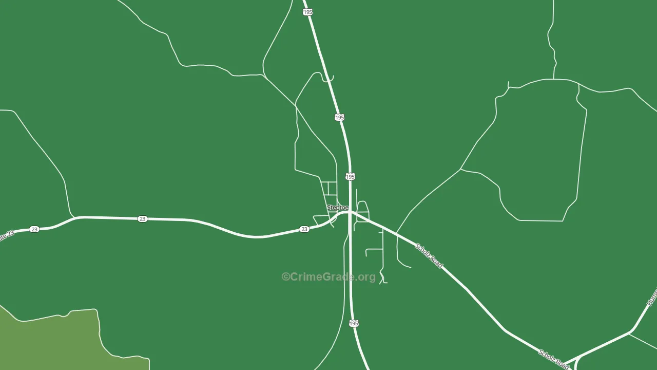 99174, WA Map of Vehicle Theft Rates
