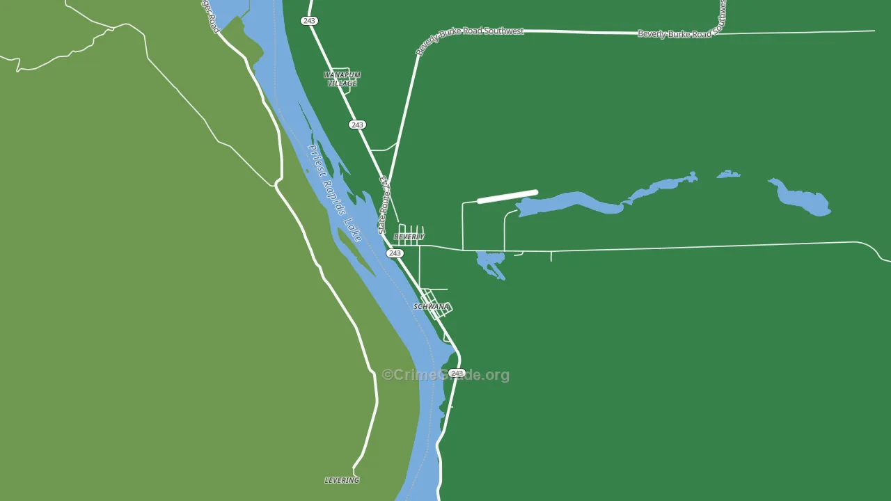 99321, WA Map of Vehicle Theft Rates