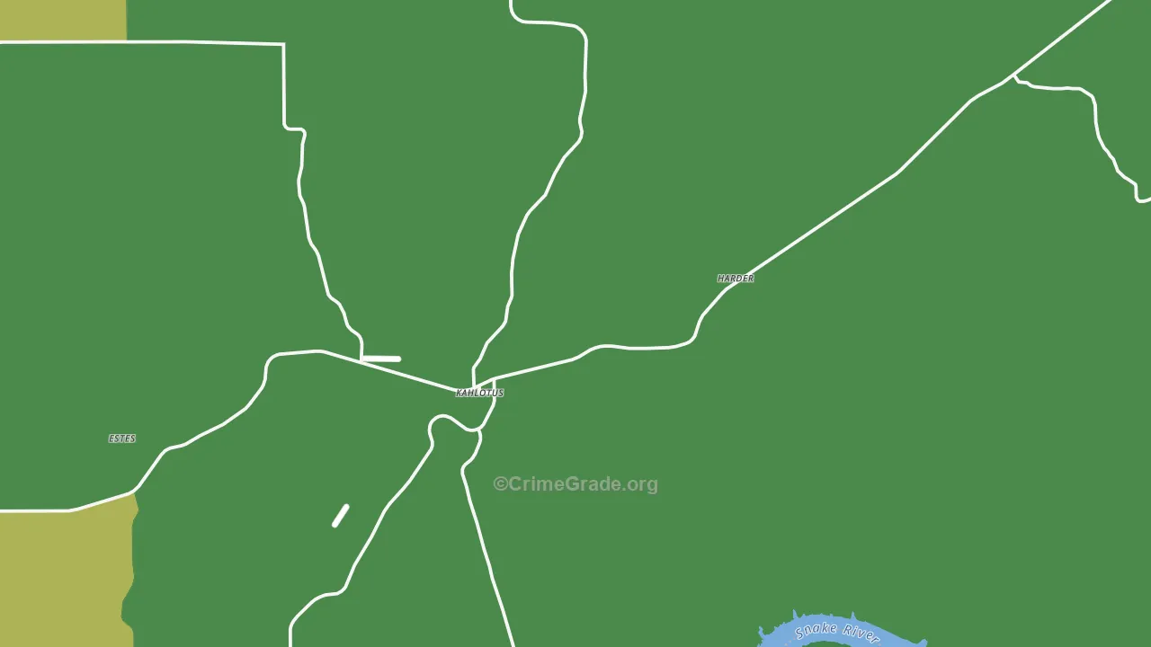 99335, WA Map of Vehicle Theft Rates