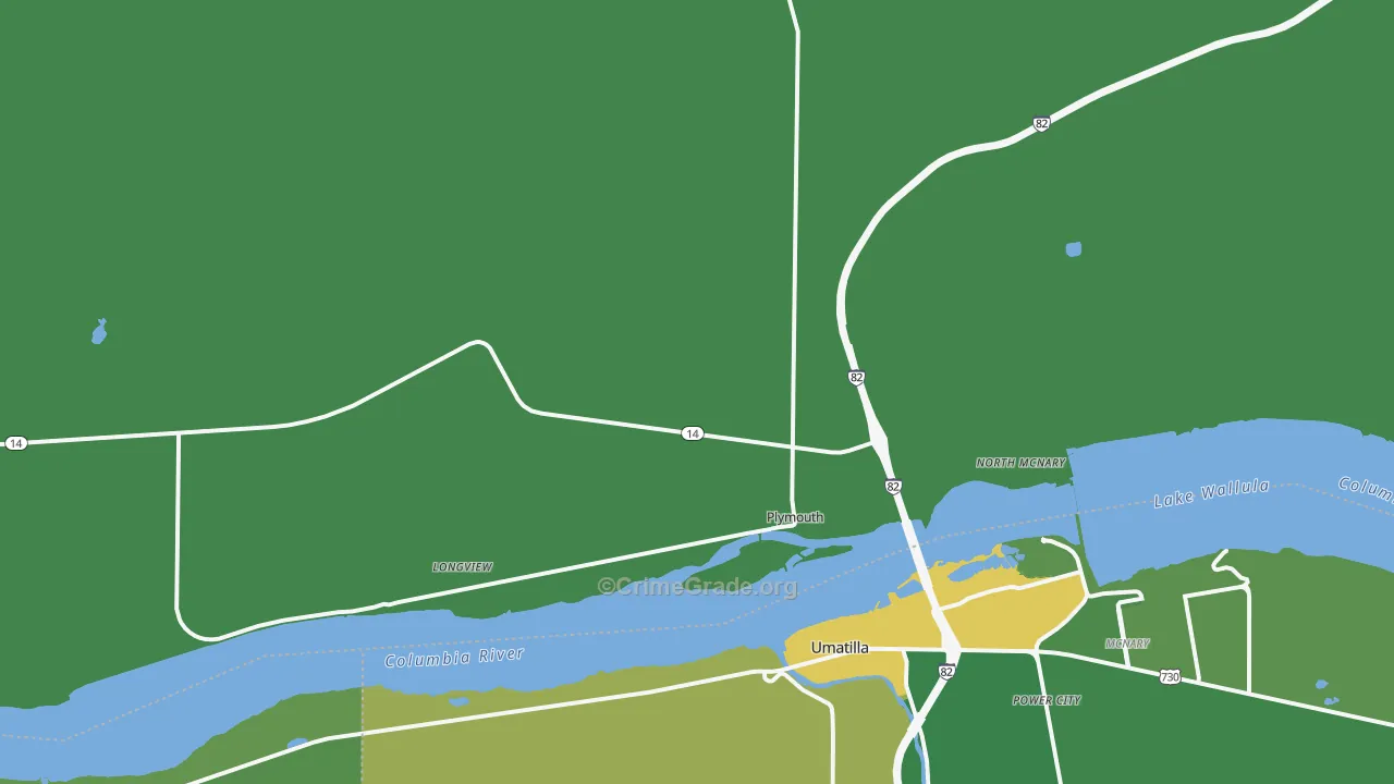 99346, WA Map of Vehicle Theft Rates