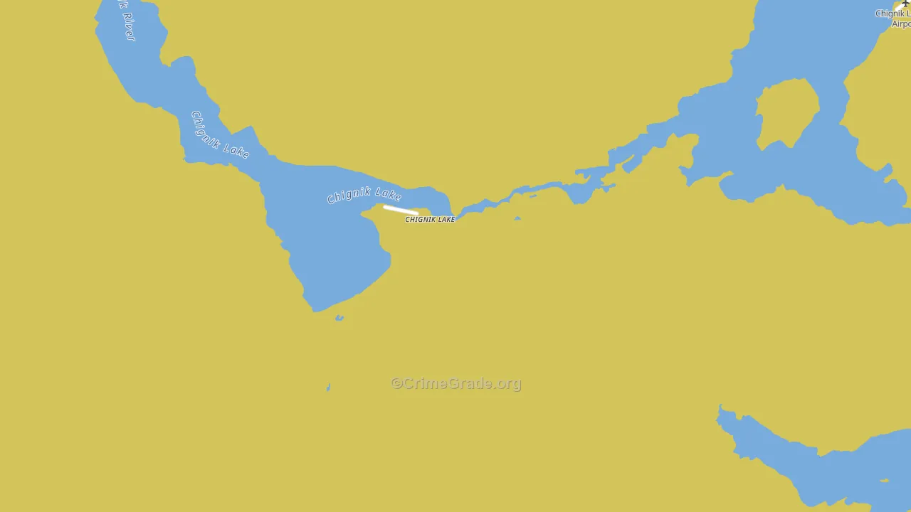99548, AK Map of Vehicle Theft Rates