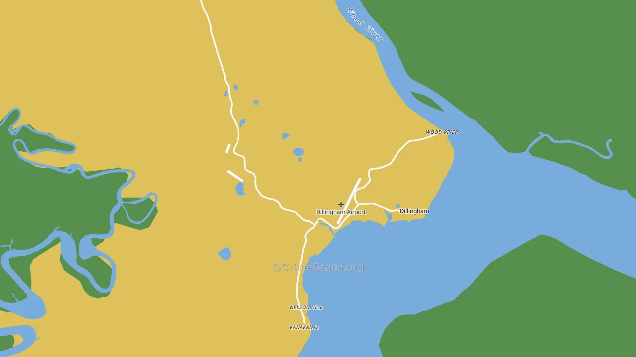 99576, AK Map of Vehicle Theft Rates