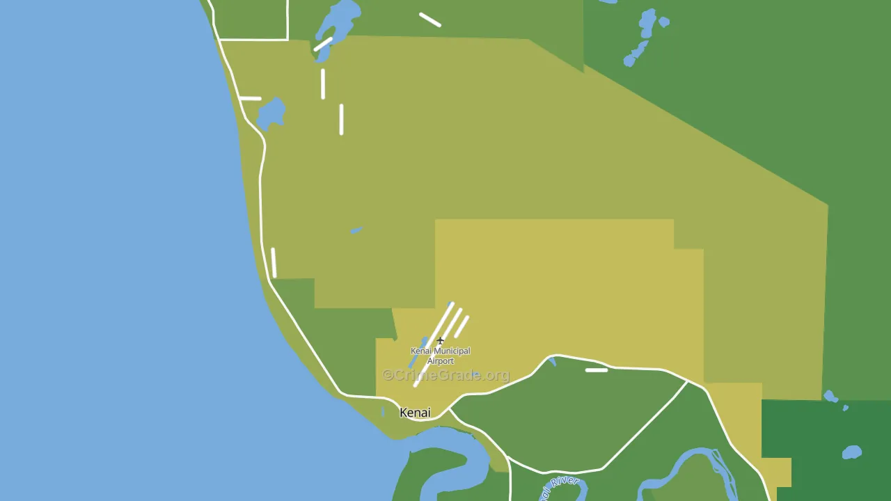 99611, AK Map of Vehicle Theft Rates