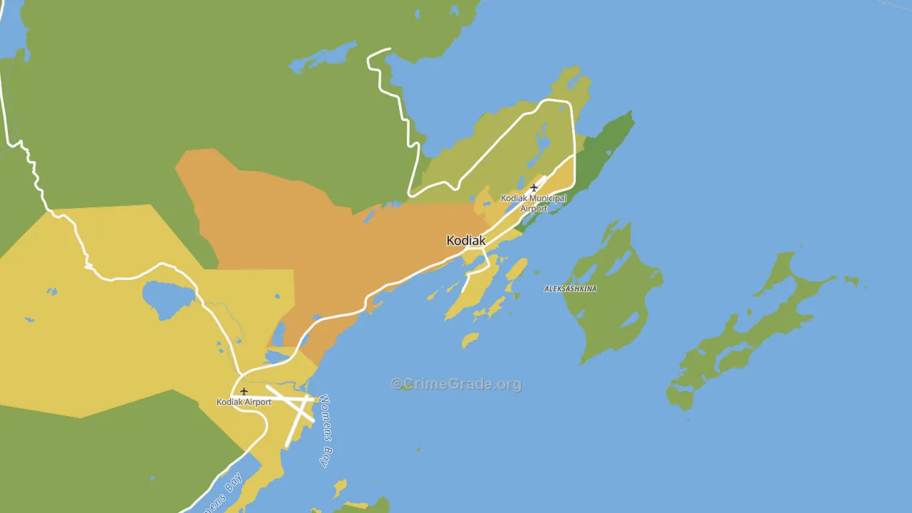 99615, AK Map of Vehicle Theft Rates