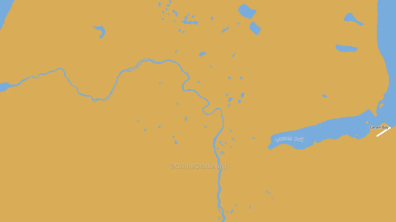 99624, AK Map of Vehicle Theft Rates