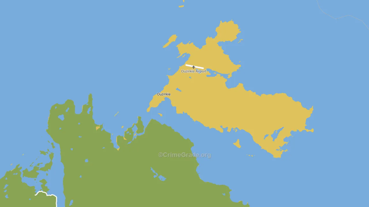 99644, AK Map of Vehicle Theft Rates