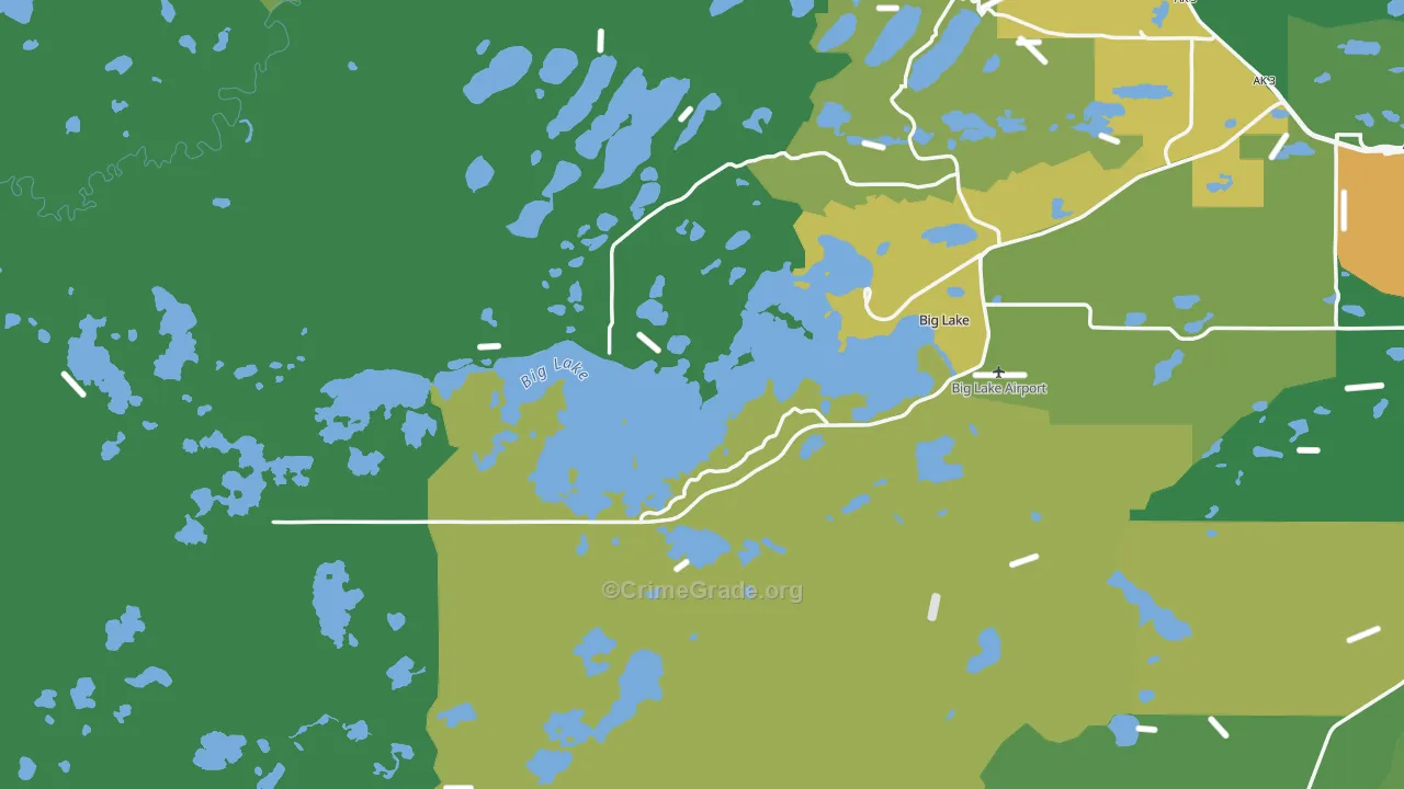 99652, AK Map of Vehicle Theft Rates