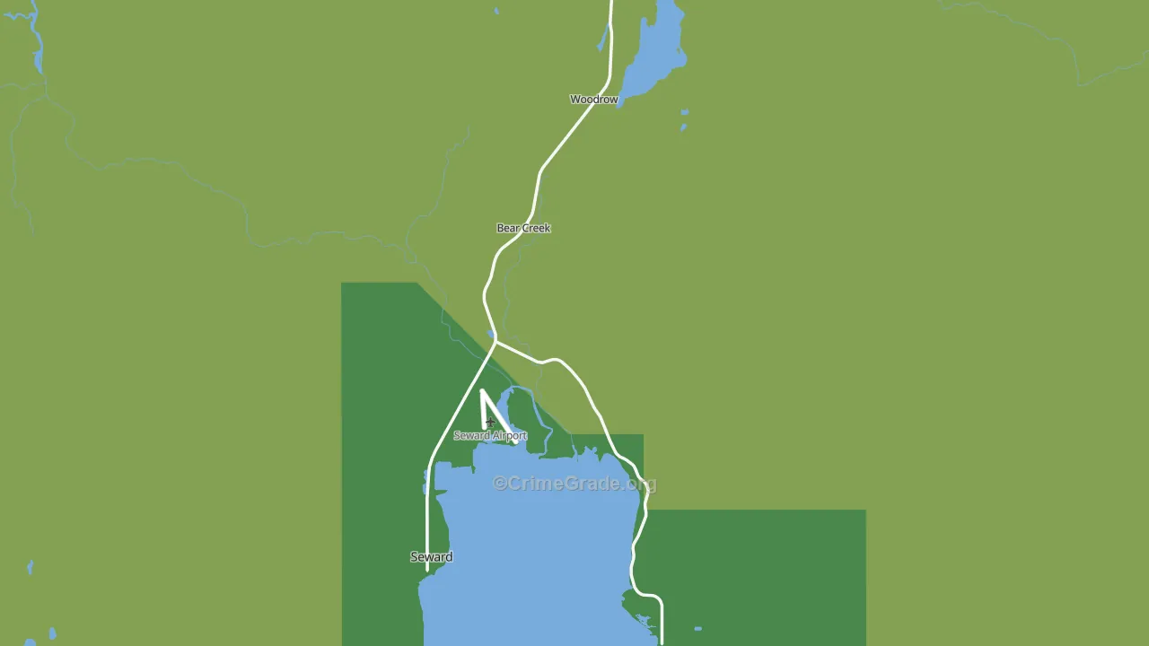 99664, AK Map of Vehicle Theft Rates