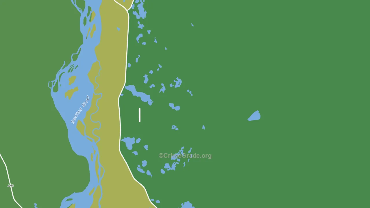 99676, AK Map of Vehicle Theft Rates