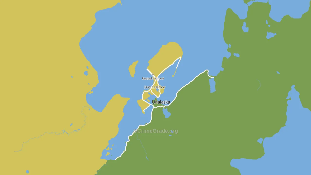 99692, AK Map of Vehicle Theft Rates