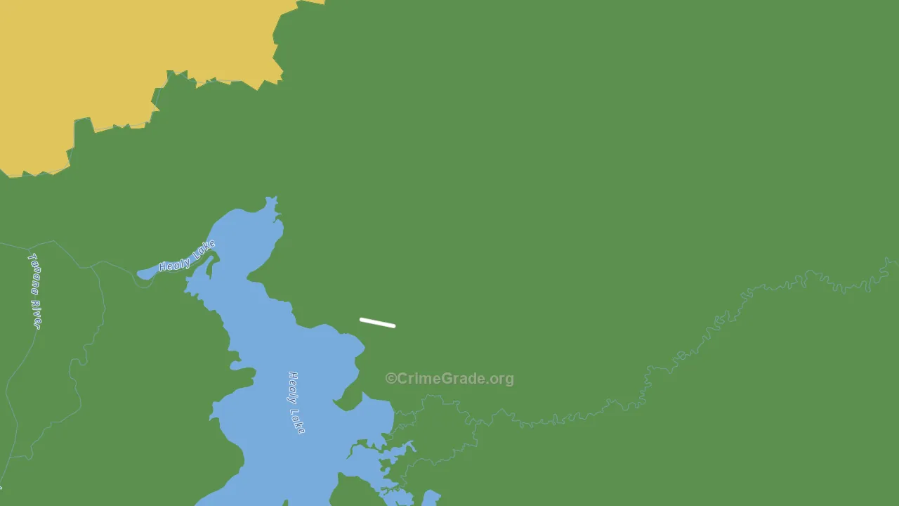 99706, AK Map of Vehicle Theft Rates
