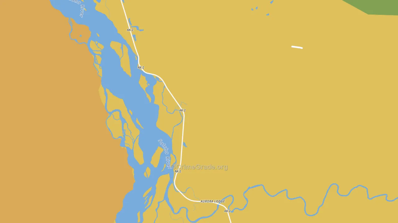 99714, AK Map of Vehicle Theft Rates