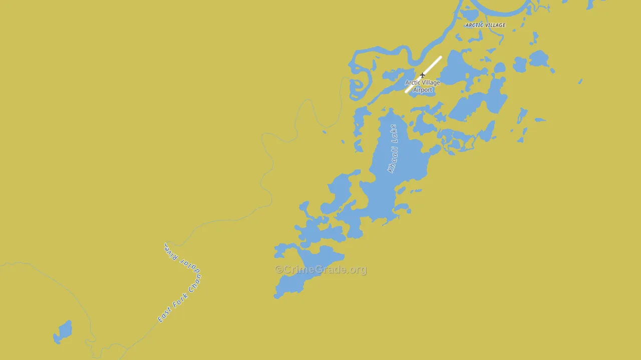 99722, AK Map of Vehicle Theft Rates