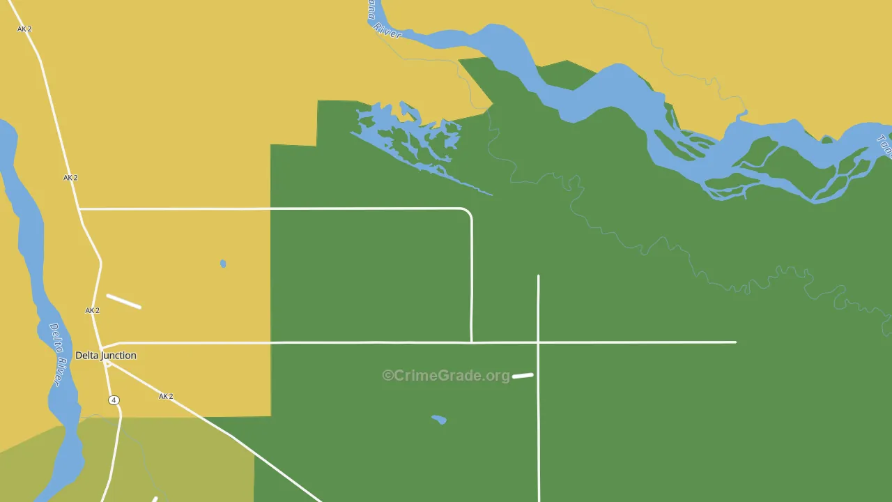 99737, AK Map of Vehicle Theft Rates