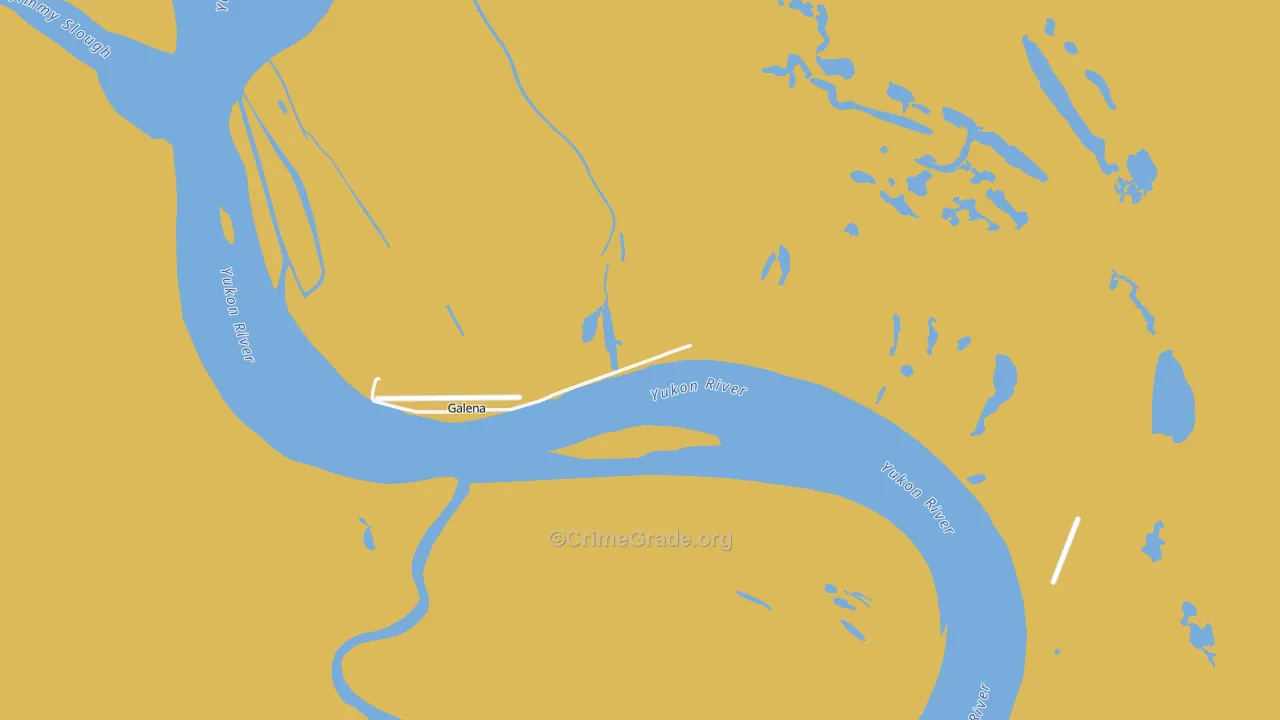 99741, AK Map of Vehicle Theft Rates