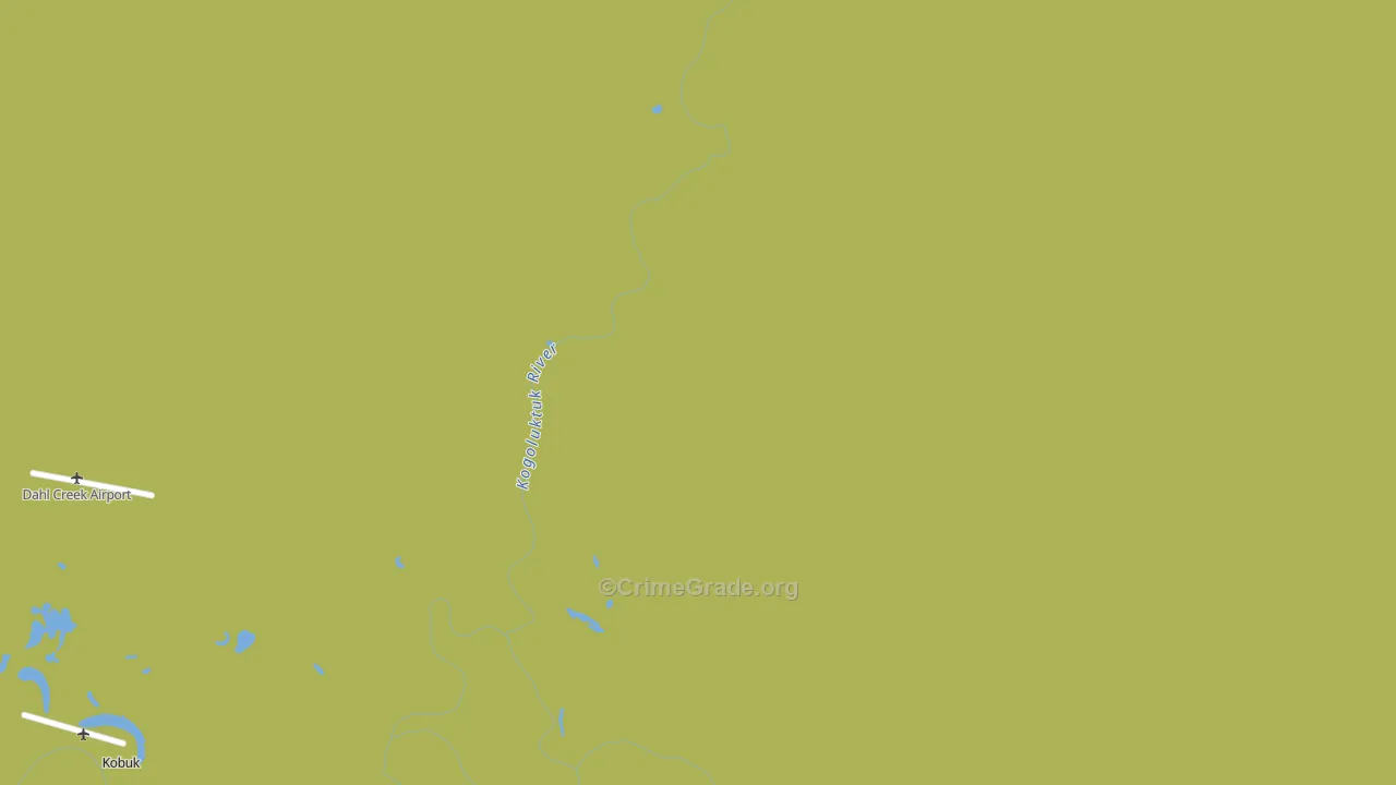 99751, AK Map of Vehicle Theft Rates