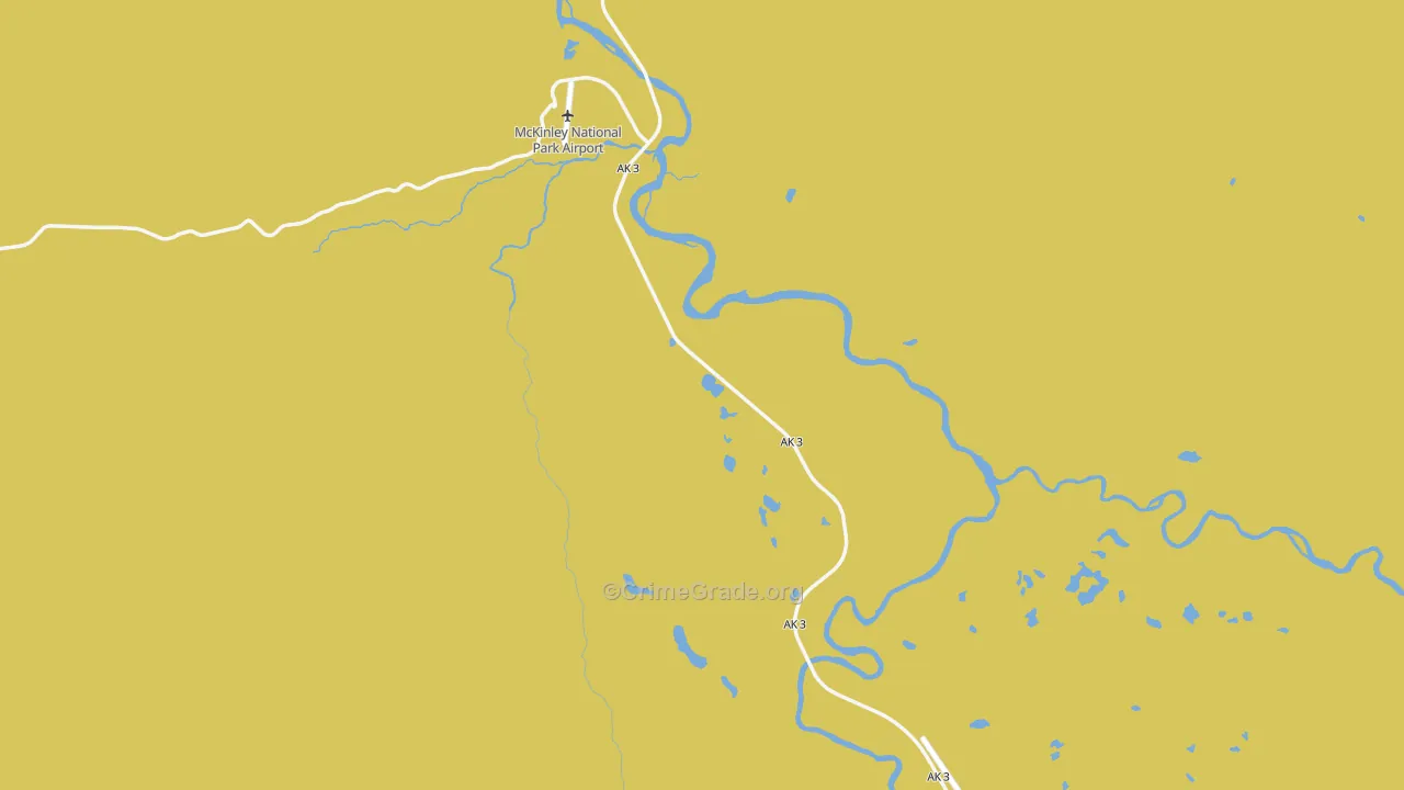 99755, AK Map of Vehicle Theft Rates