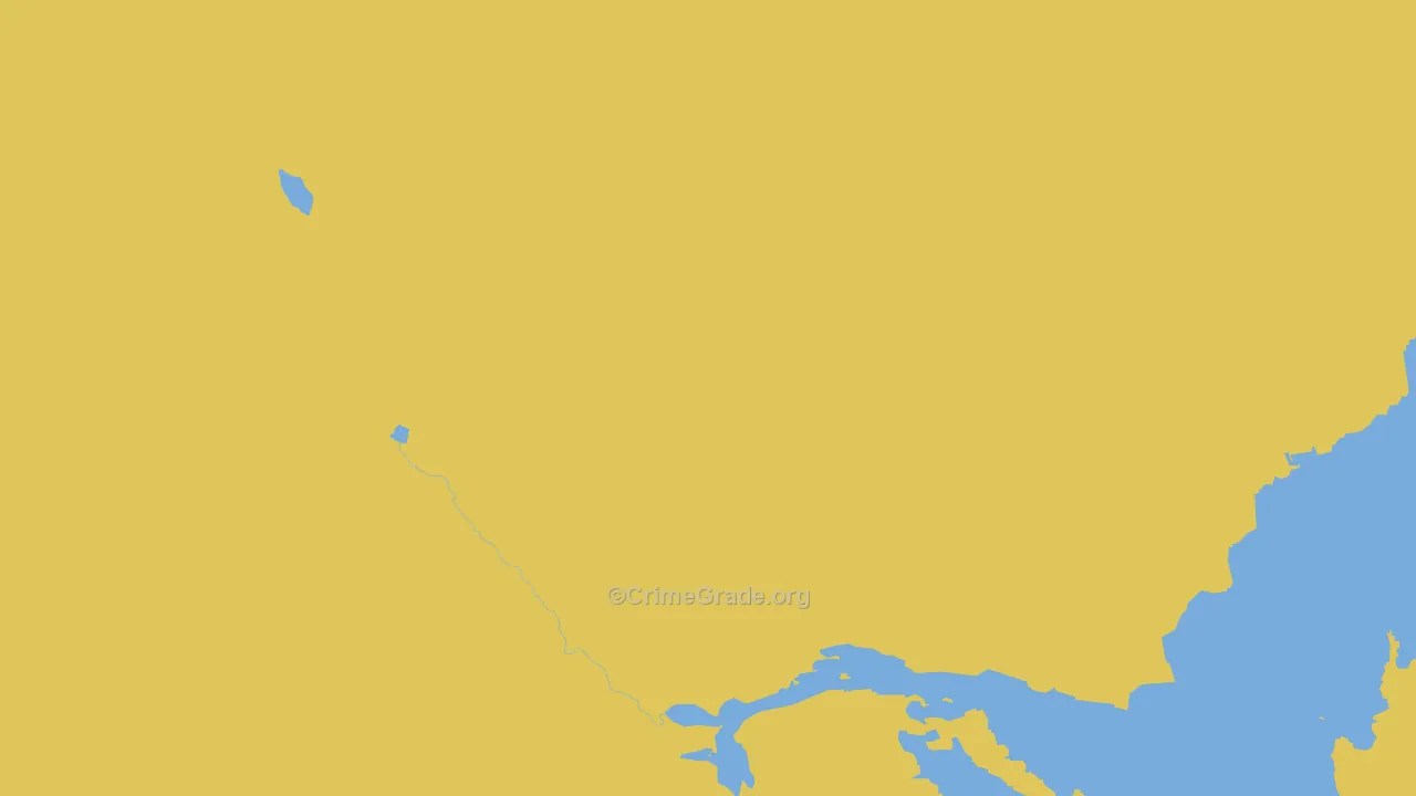 99825, AK Map of Vehicle Theft Rates