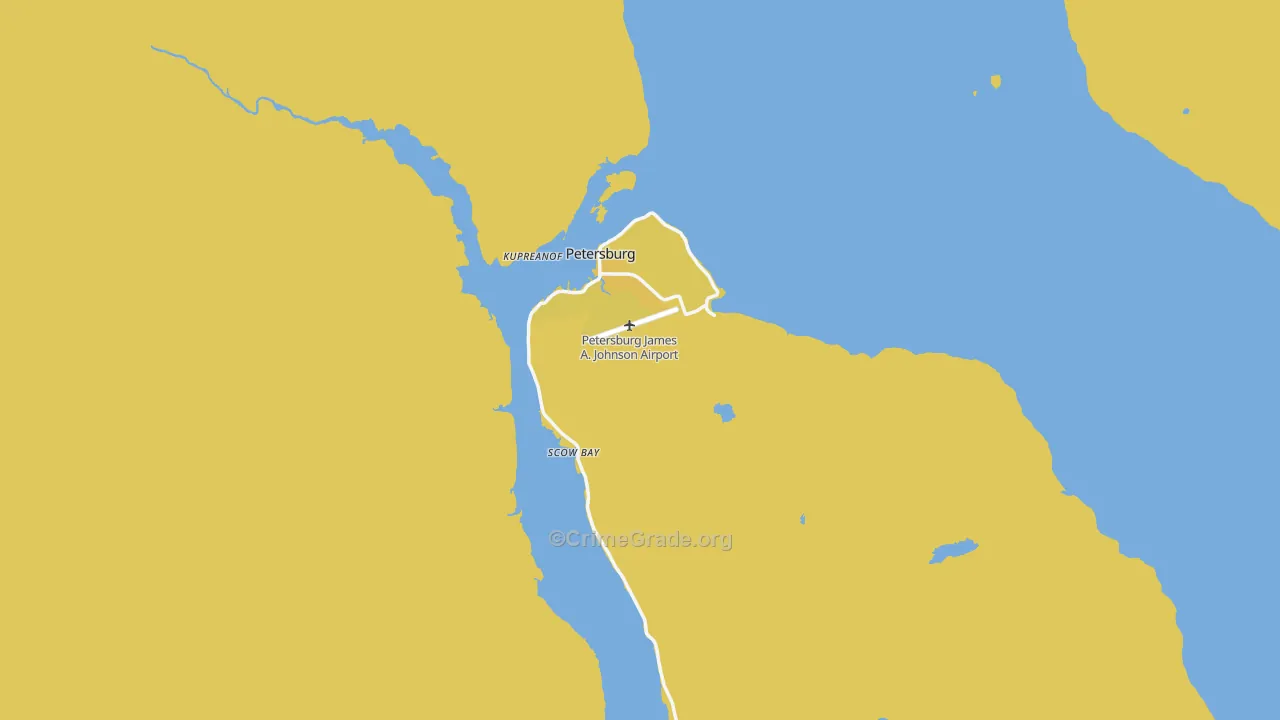 99833, AK Map of Vehicle Theft Rates