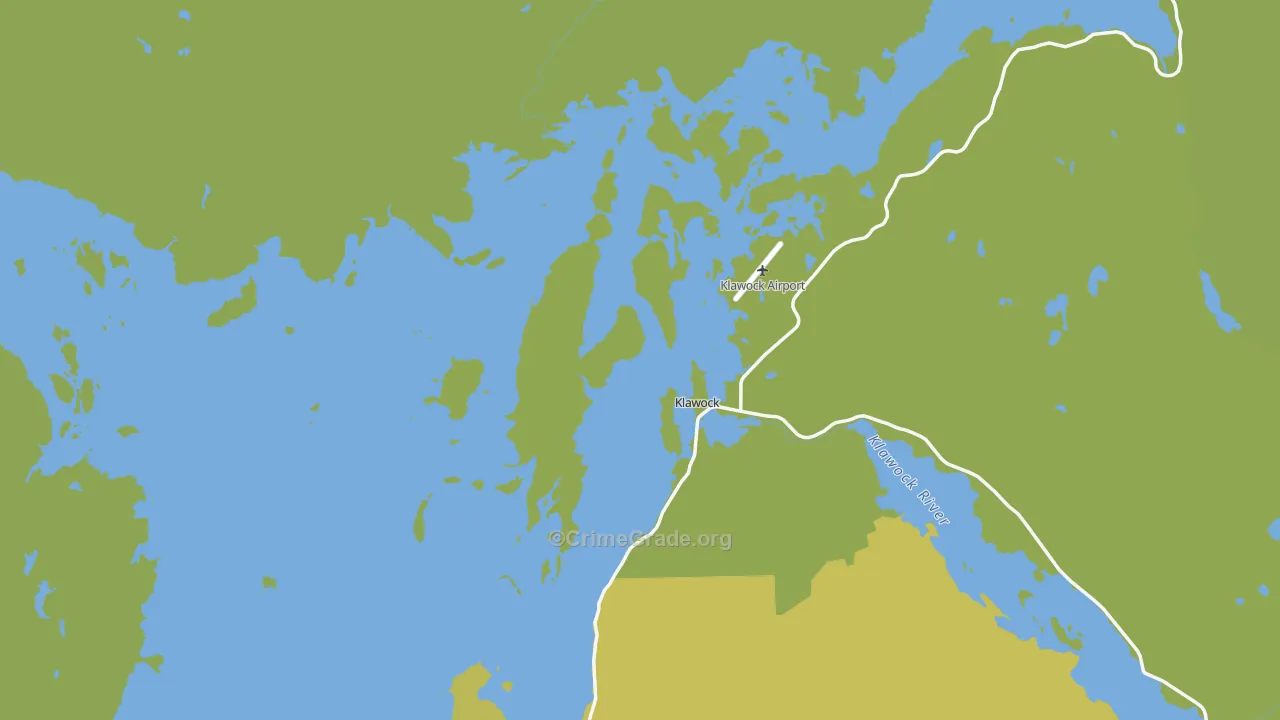 99921, AK Map of Vehicle Theft Rates