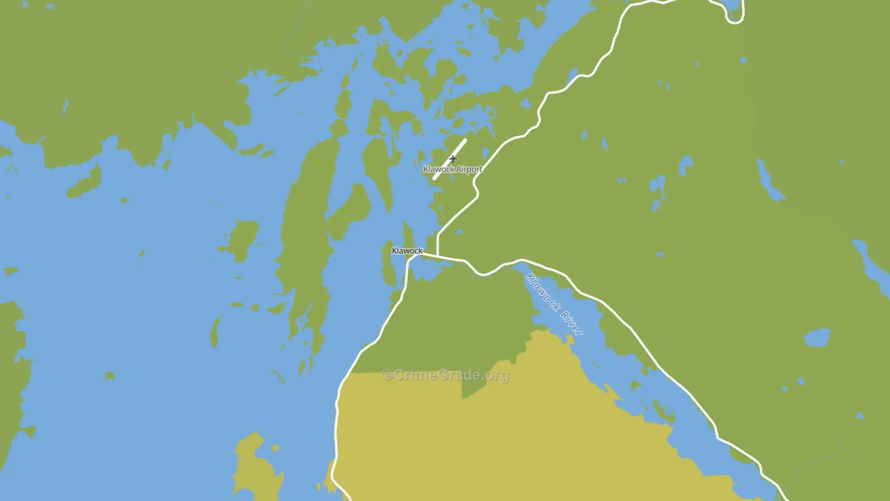 99925, AK Map of Vehicle Theft Rates