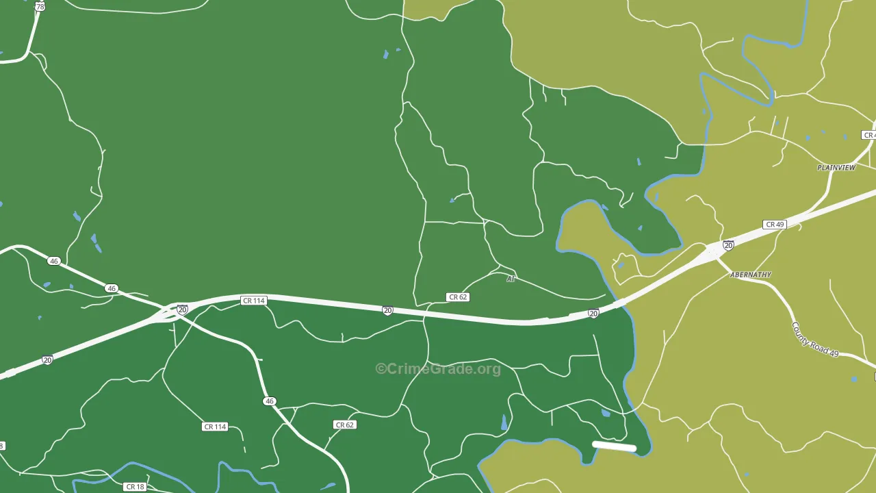 Ai, AL Map of Vehicle Theft Rates