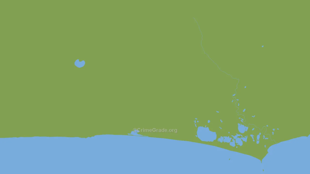 Aleutians East Borough, AK Map of Vehicle Theft Rates