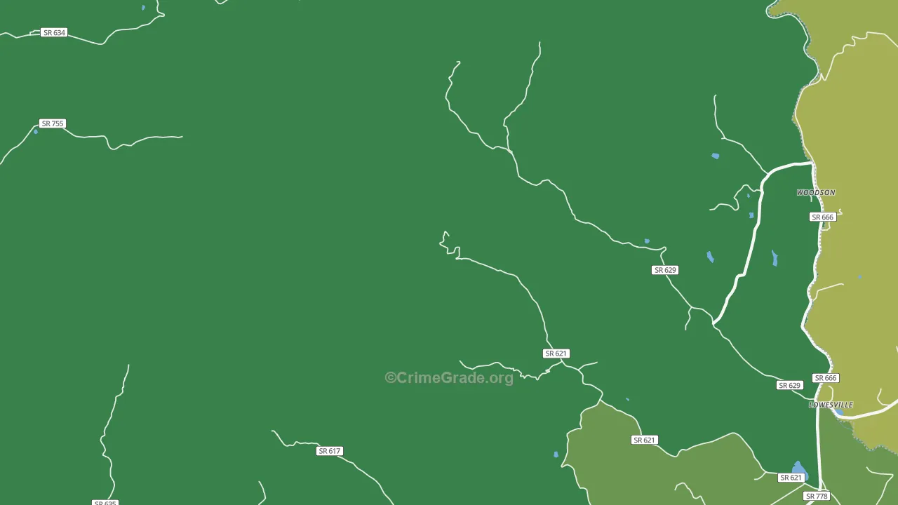 Alhambra, VA Map of Vehicle Theft Rates