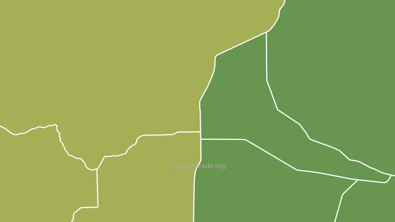 Almo, ID Map of Vehicle Theft Rates