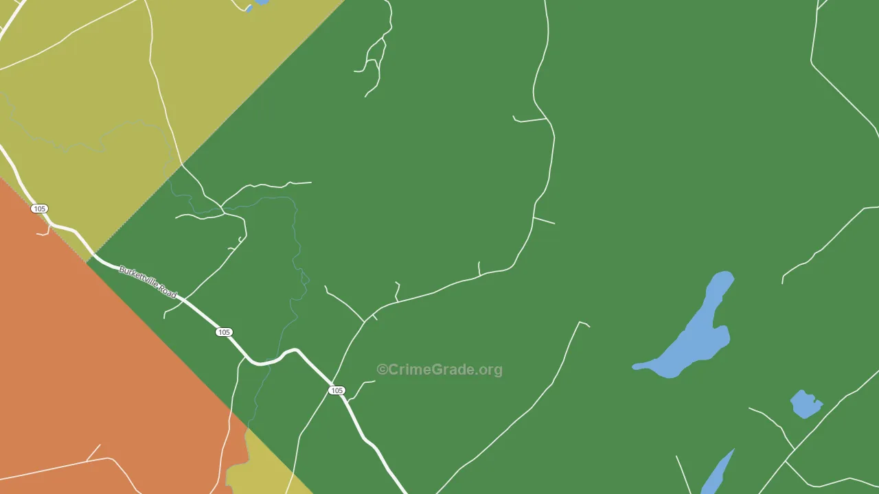 Appleton, ME Map of Vehicle Theft Rates