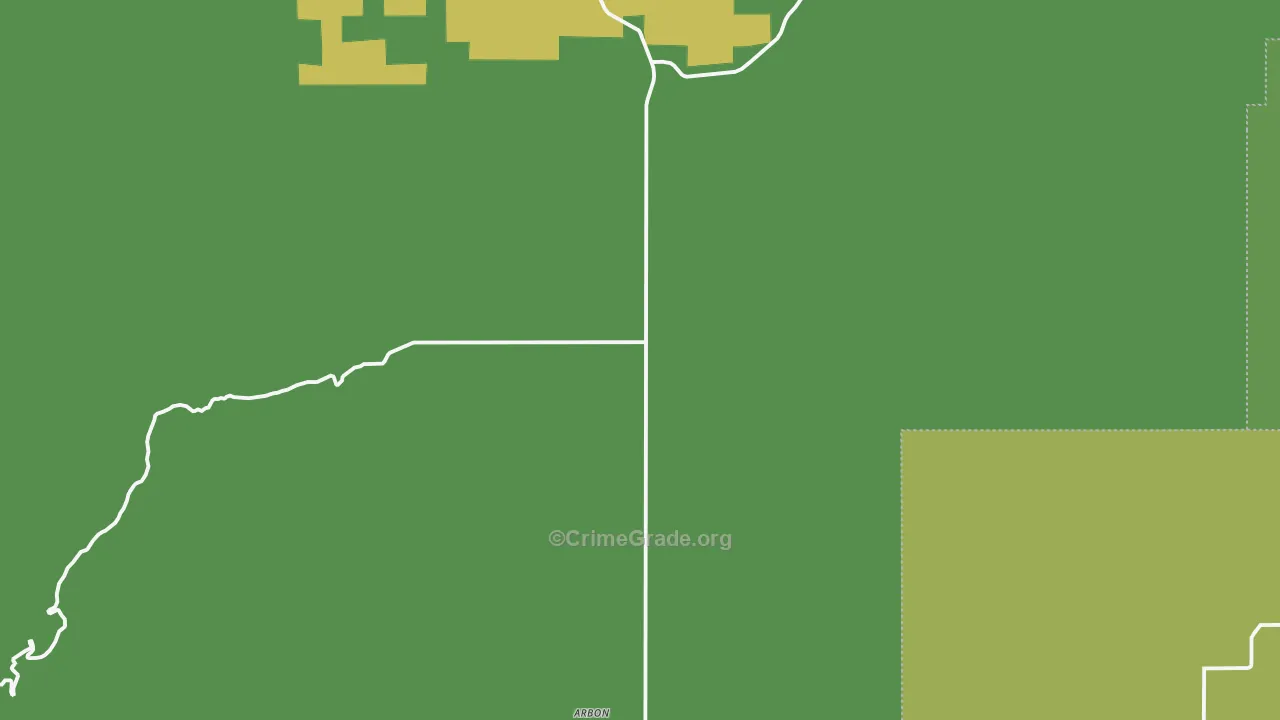 Arbon, ID Map of Vehicle Theft Rates