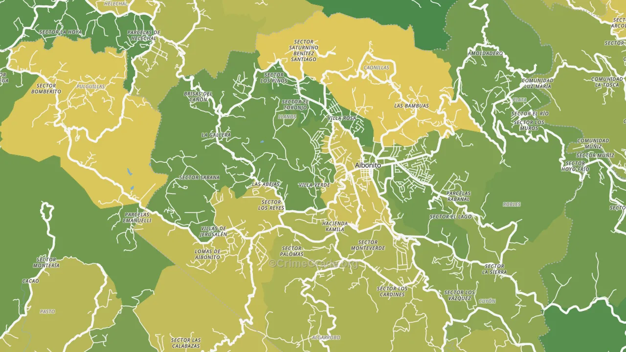 Asomante, PR Map of Vehicle Theft Rates