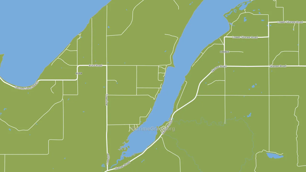 Aura, MI Map of Vehicle Theft Rates