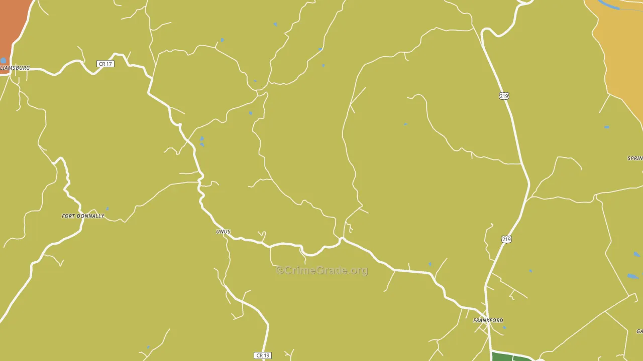 Auto, WV Map of Vehicle Theft Rates